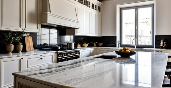 Cuisines en marbre à marseille : design et élégance intemporelle