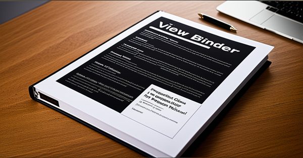 Porte vue avec intercalaire : la solution pour une présentation élégante