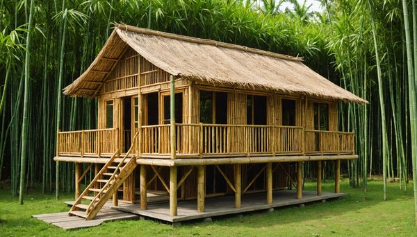 L'art de la construction de maisons en bambou écoresponsables